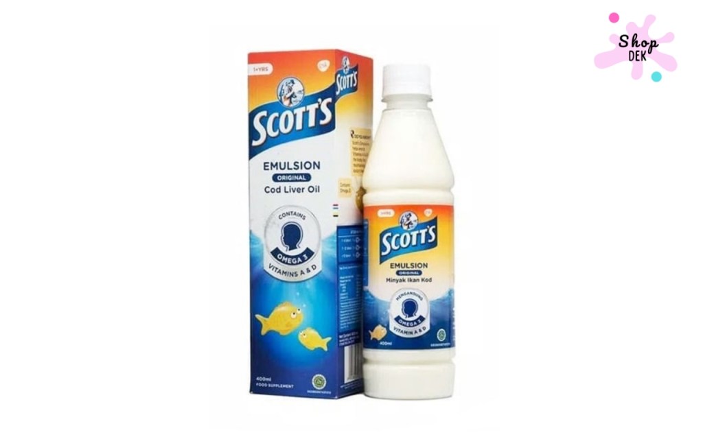 น้ำมันปลาสำหรับเด็กยี่ห้อไหนดี : Scott’s Emulsion Original