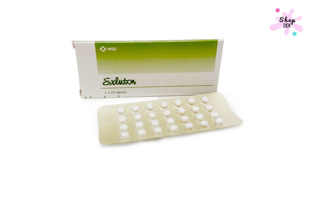 ยาคุมกำเนิด 28 เม็ด ยี่ห้อ Exluton