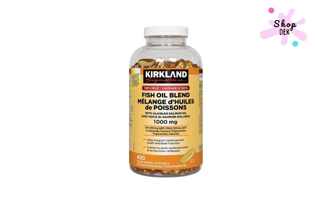 น้ำมันปลาสำหรับเด็กยี่ห้อไหนดี : Kirkland Signature Fish Oil