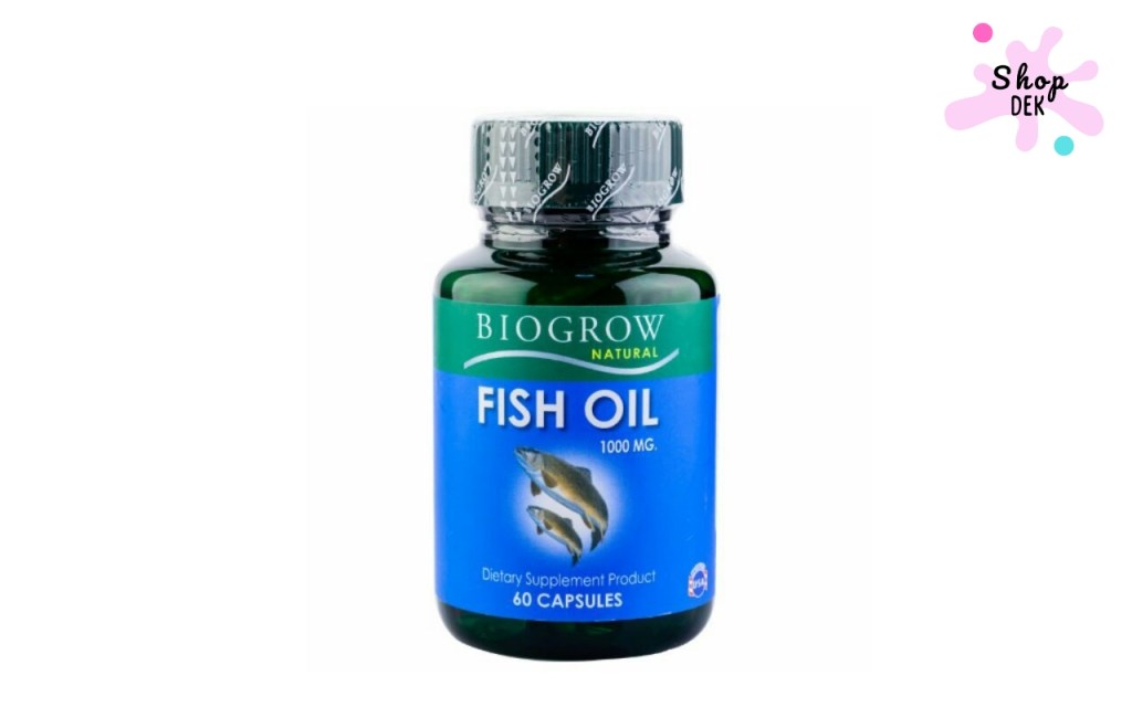 น้ำมันปลาสำหรับเด็กยี่ห้อไหนดี : Biogrow Fish Oil