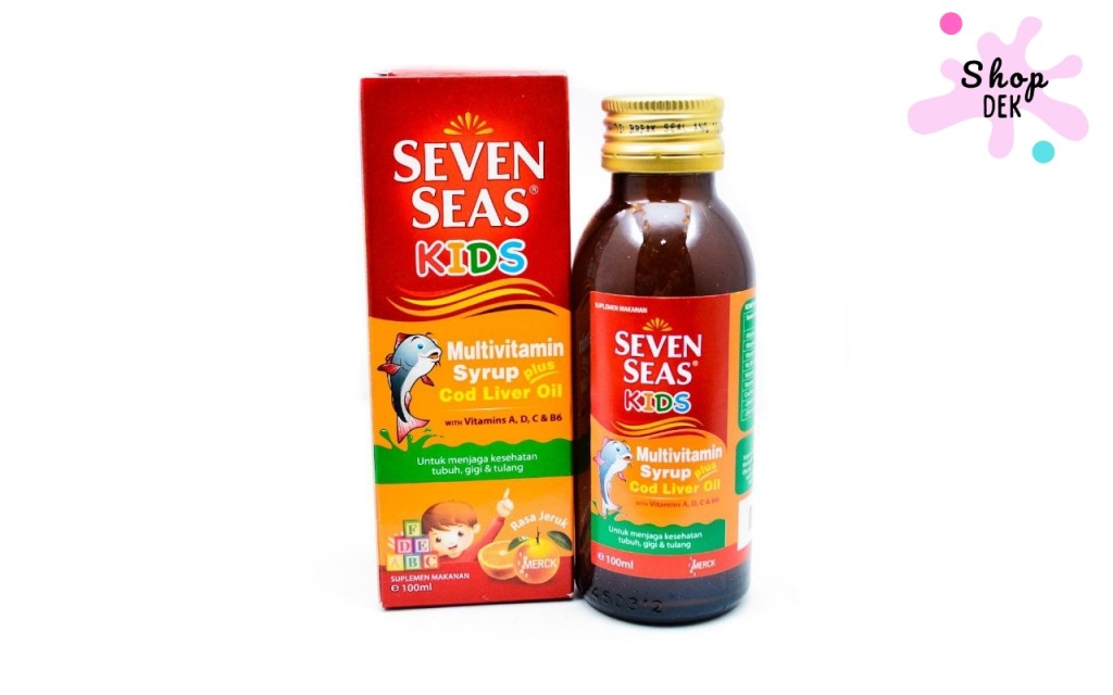 น้ำมันปลาสำหรับเด็กยี่ห้อไหนดี : Seven Seas Kids Omega-3 Syrup