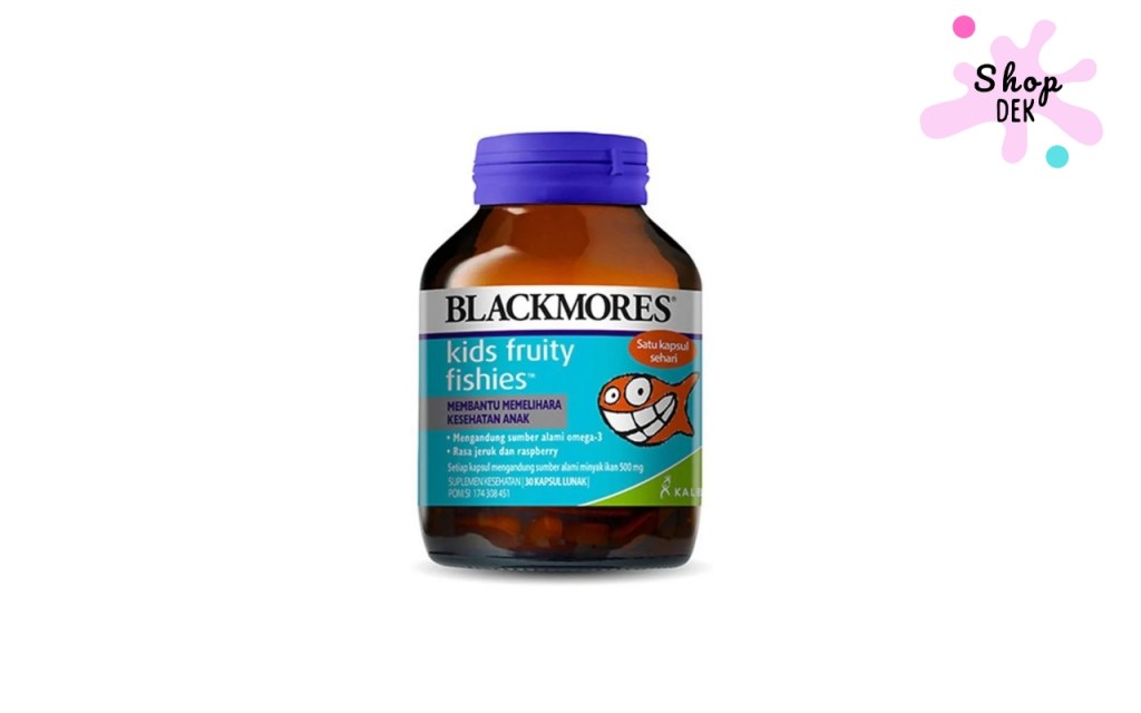 น้ำมันปลาสำหรับเด็กยี่ห้อไหนดี : Blackmores Kids Fruity Fishies