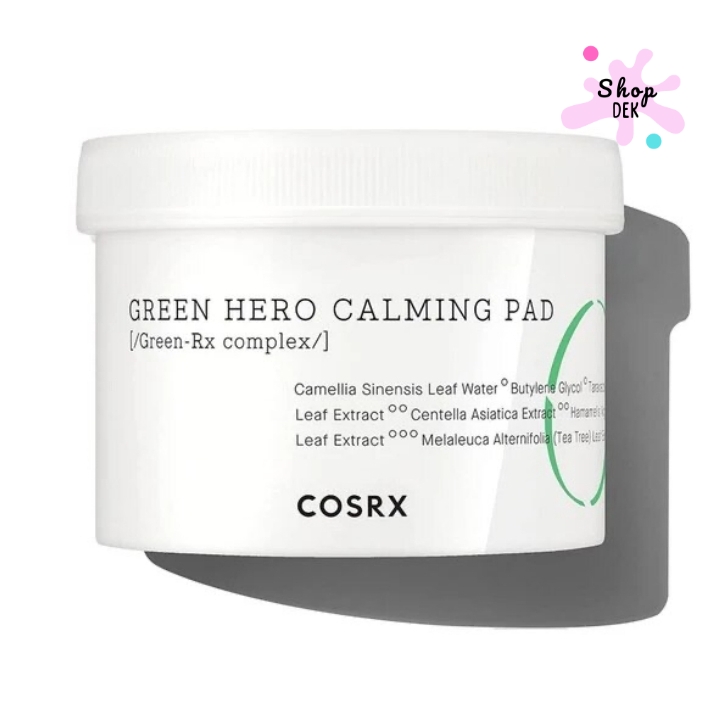 Toner Pad ยี่ห้อไหนดี 2025 : COSRX One Step Green Hero Calming Pad