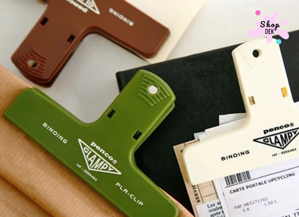คลิปหนีบกระดาษ Penco Plastic Clip สีสันสดใส&nbsp;ดีไซน์ญี่ปุ่น