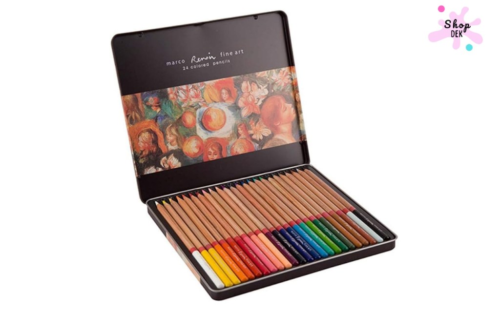 สีไม้ 12 สี / 24 สี ยี่ห้อ Marco Renoir Fine Art Colored Pencils