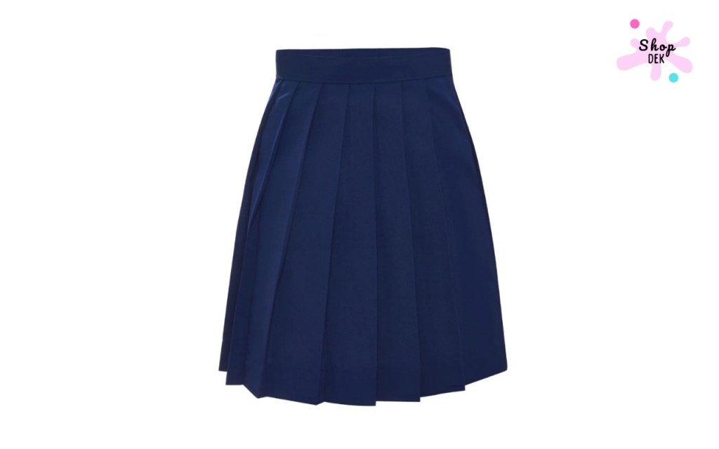 ชุดนักเรียน Tesco Lotus กระโปรงนักเรียนหญิงสีกรมท่า