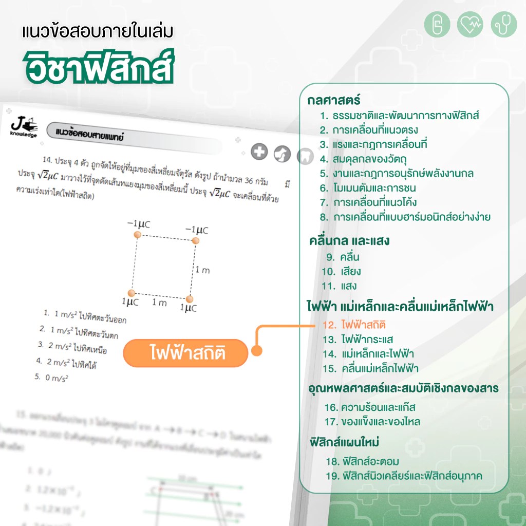 ส่งฟรี ! หนังสือเตรียมสอบสายแพทย์ พร้อมคอร์สติว 40 ชม. ลดพิเศษ 65%