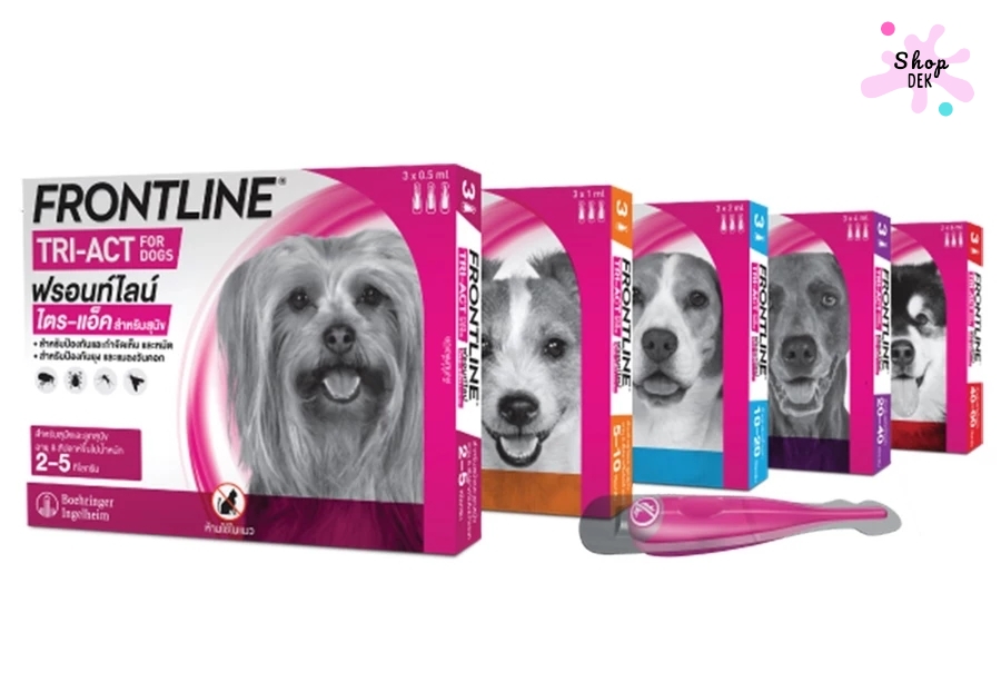 FRONTLINE TRI-ACT ฟรอนท์ไลน์ไตรแอ็ค สำหรับสุนัข