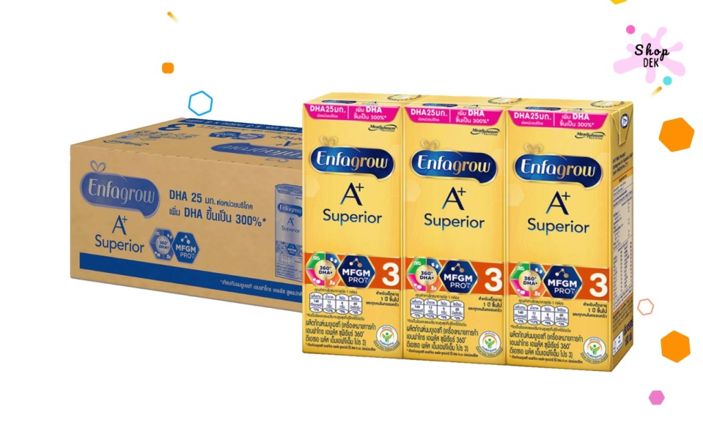 นมยูเอชที ยี่ห้อ Enfagrow A+ UHT