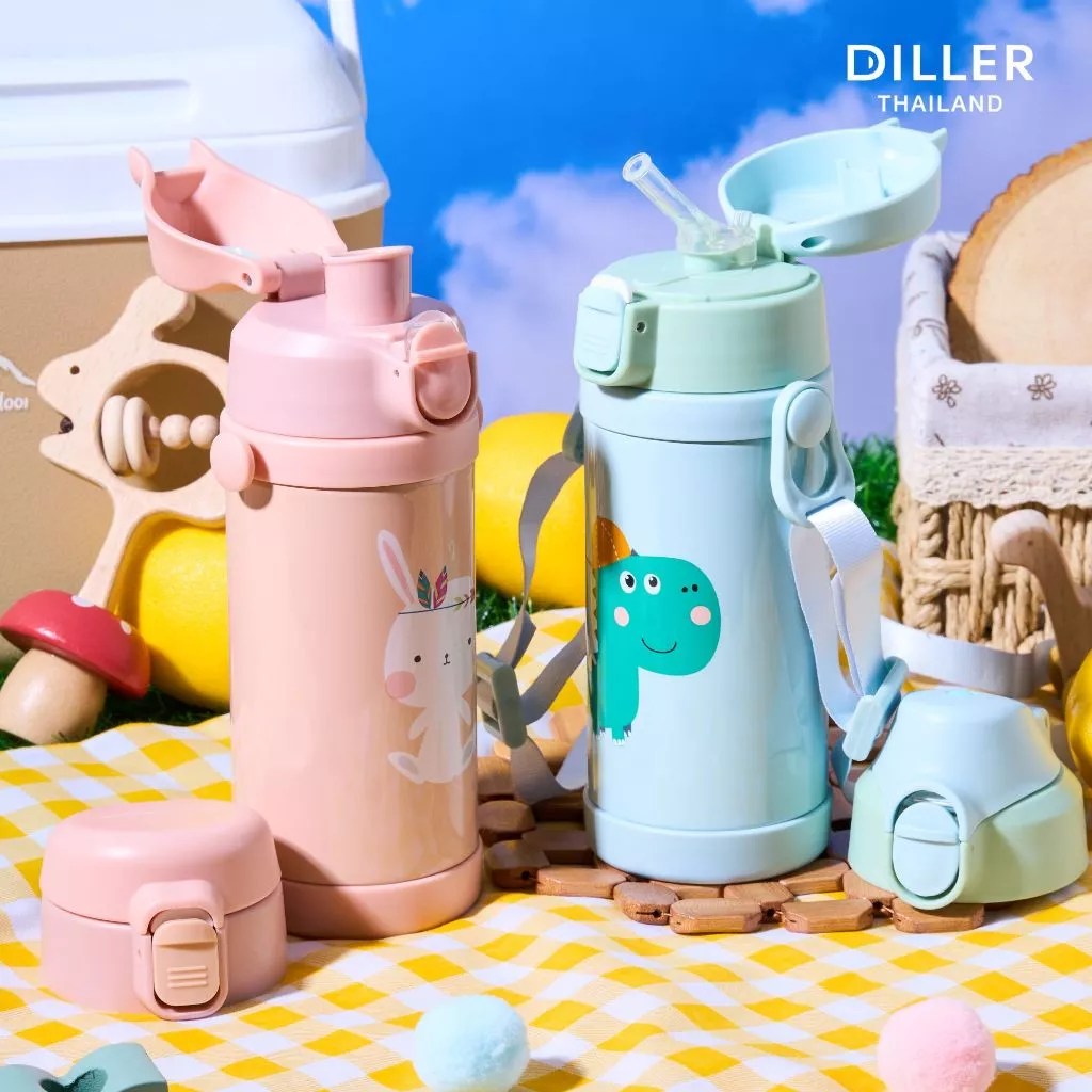 รวม 10 กระติกน้ำเด็กไปโรงเรียน น่าใช้ ปี 2025 พกง่าย น่ารัก เก็บอุณหภูมิได้ดี