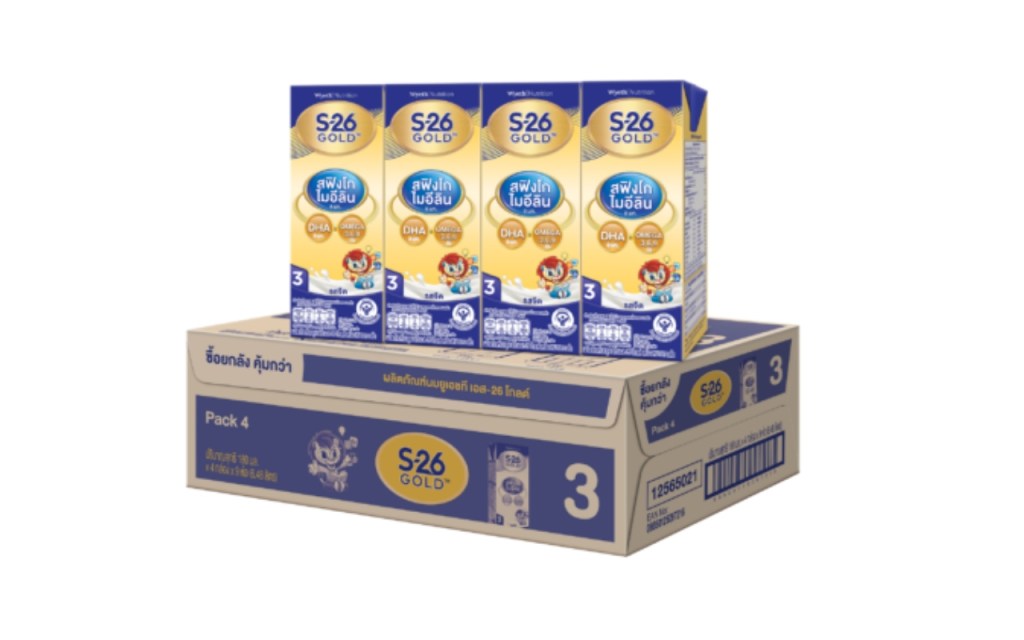 นมยูเอชที ยี่ห้อ Meiji Gold Stage UHT