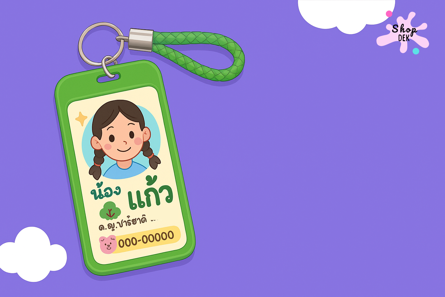 รวม 7 ป้ายชื่อห้อยกระเป๋าเด็กนักเรียน ป้องกันของหาย ของสลับ ปี 2025 – น่ารัก ปักชื่อได้ ส่งเร็ว!