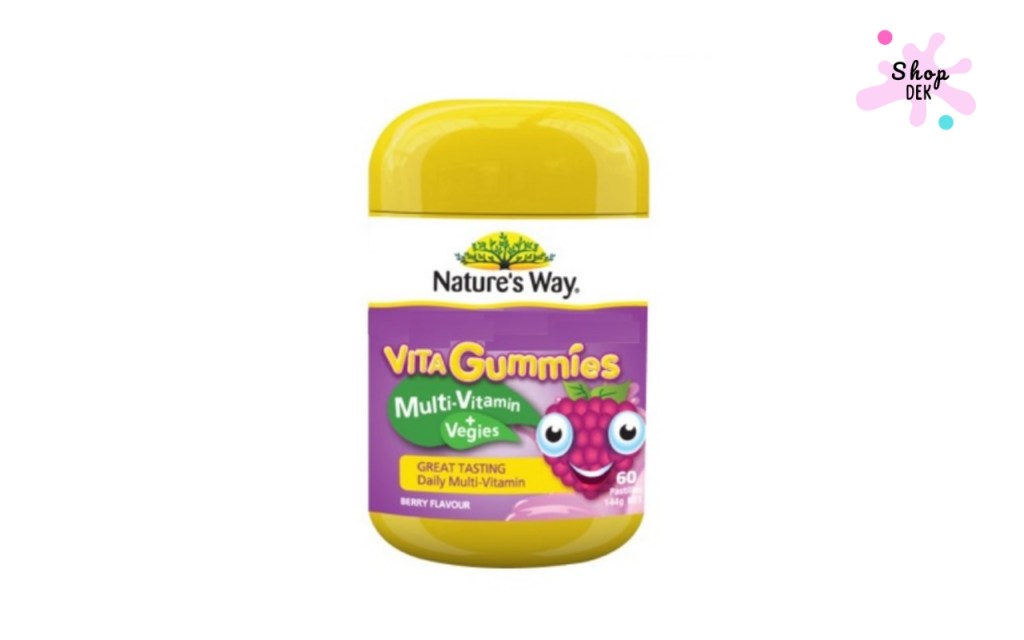 วิตามิน B เด็กยี่ห้อไหนดี? Nature’s Way Kids Smart Vita Gummies B Complex