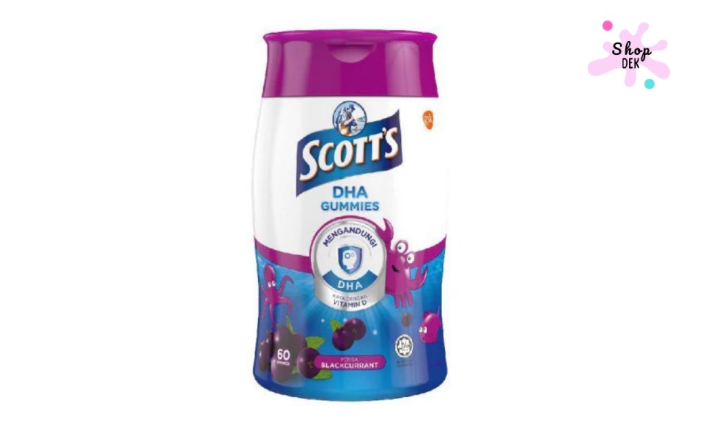 วิตามิน B เด็กยี่ห้อไหนดี? Scott’s DHA Gummies + B Vitamins