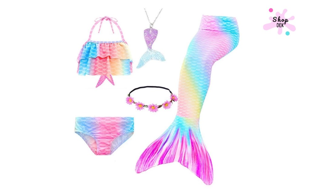 กระโปรงนางเงือก ใส่คลุมชุดว่ายน้ำได้