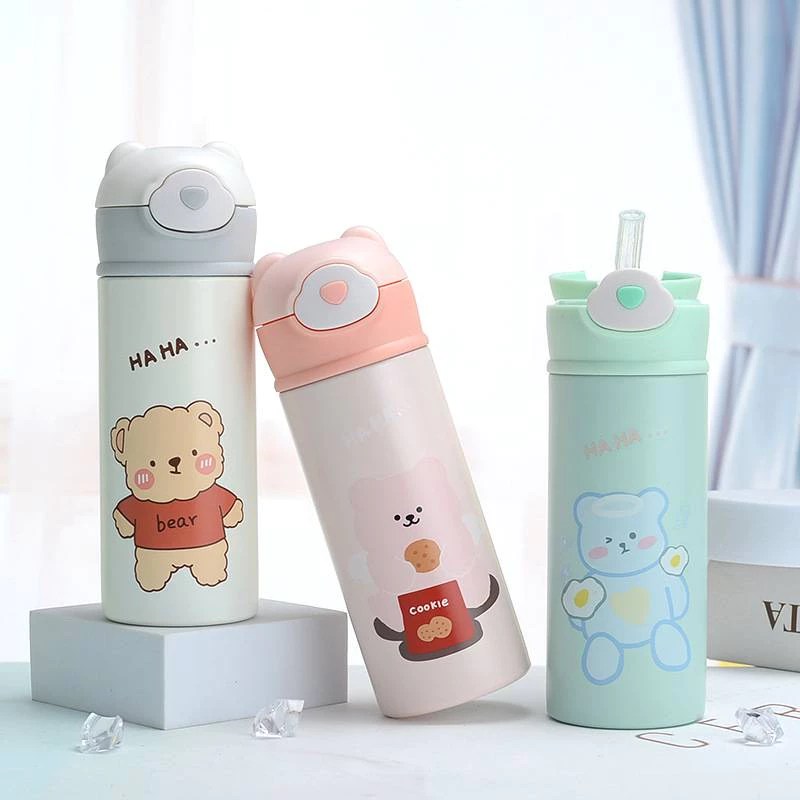 กระติกน้ำเด็กเก็บอุณหภูมิ สำหรับไปโรงเรียน