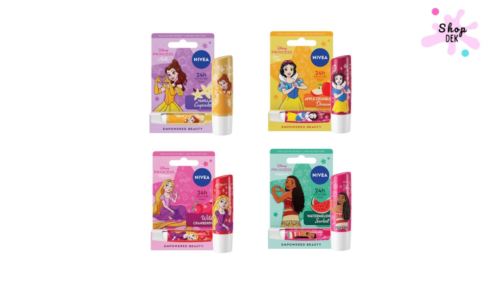 ลิปบาล์มเด็ก NIVEA Lip Balm Disney Princess Limited Edition