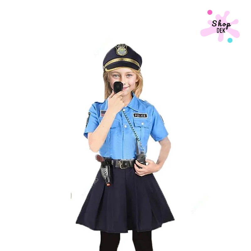 ชุดอาชีพเด็กผู้หญิง : ชุดตำรวจ