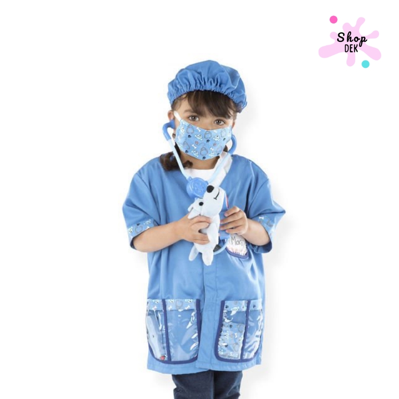ชุดอาชีพเด็กผู้หญิง : ชุดสัตวแพทย์