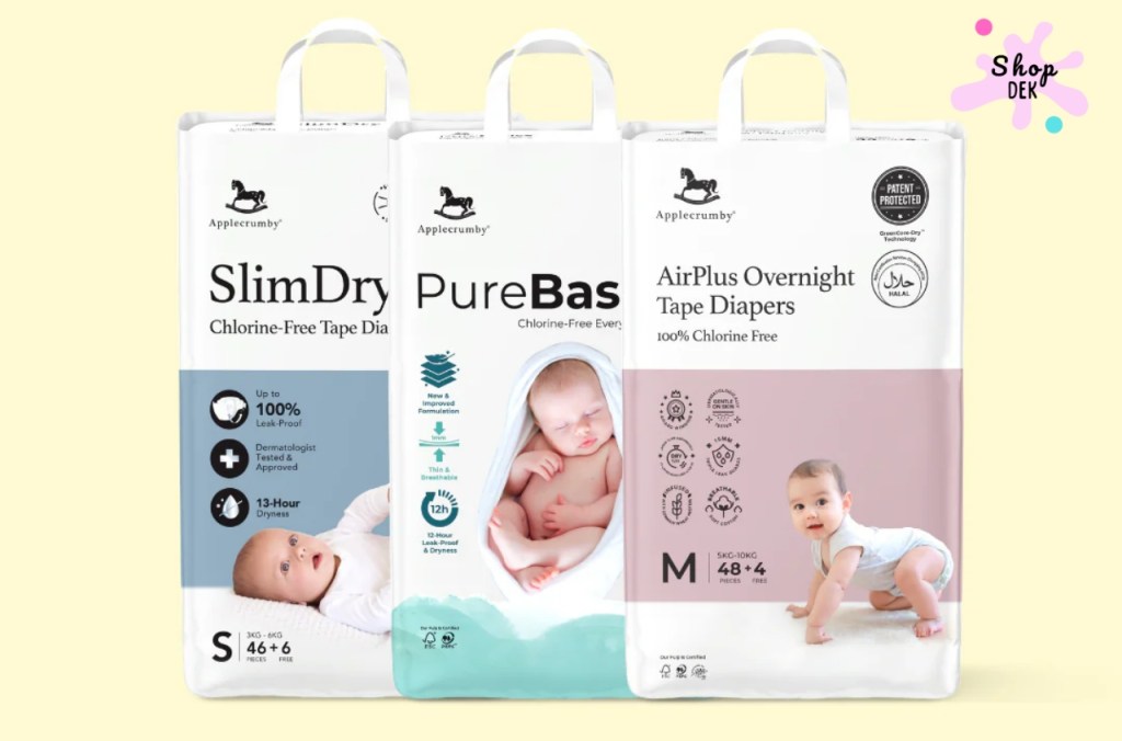 แพมเพิส Applecrumby ซื้อที่ไหน? อัปเดตช่องทางและพิกัดสำหรับคุณแม่ยุคใหม่