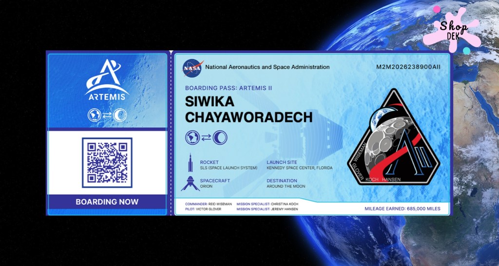 โค้งสุดท้าย! วิธีส่งชื่อไปดวงจันทร์กับ NASA ภารกิจ Artemis II ฟรี (หมดเขต 21 ม.ค.&nbsp;69)