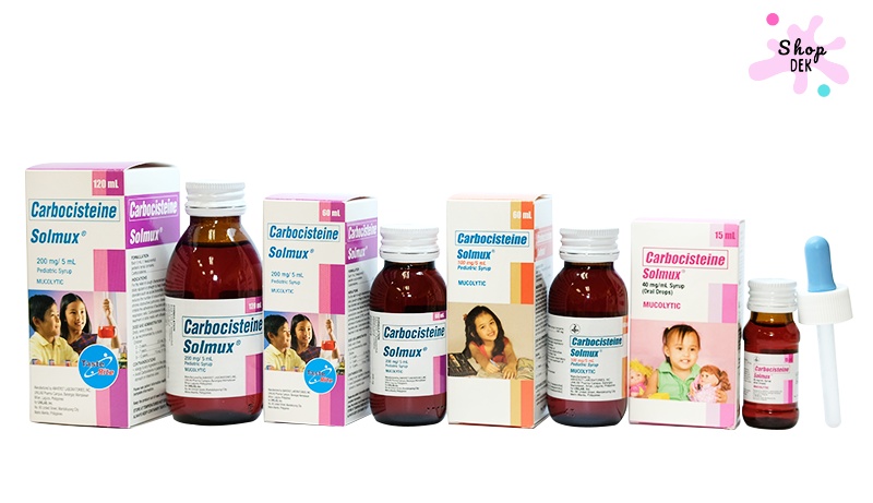 ยาละลายเสมหะ ยี่ห้อ Solmux Kids (โซลมักซ์ คิดส์)