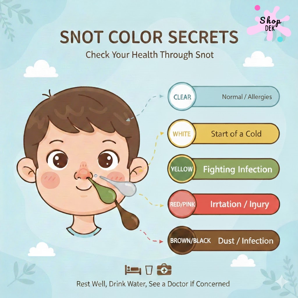 6 สีของน้ำมูก ที่ควรรู้ เมื่อไหร่ควรไปพบแพทย์