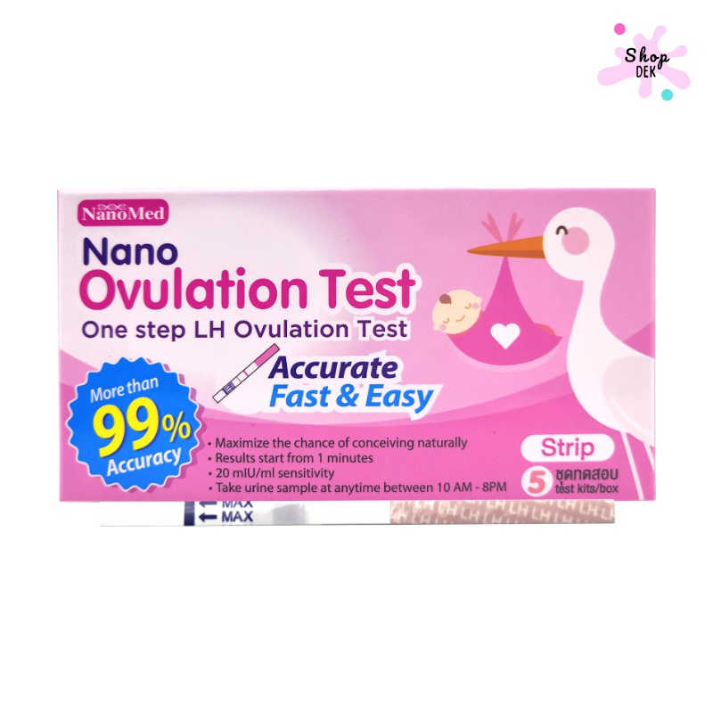 ชุดเทสวันตกไข่ ยี่ห้อ Nano Ovulation Test – เทคโนโลยีนาโนเพื่อผลที่ชัดเจน