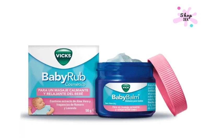 บาล์มทาอก ยี่ห้อ Vicks BabyRub (วิคส์ เบบี้รับ) – สูตรอ่อนโยนที่แม่ๆ ทั่วโลกวางใจ