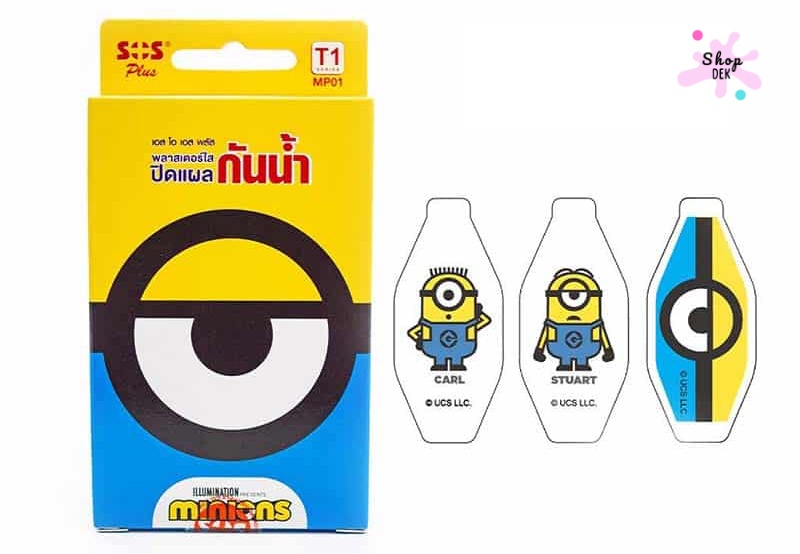 พลาสเตอร์ลายการ์ตูน 7-11 ยี่ห้อ SOS Plus (เอสโอเอส พลัส)