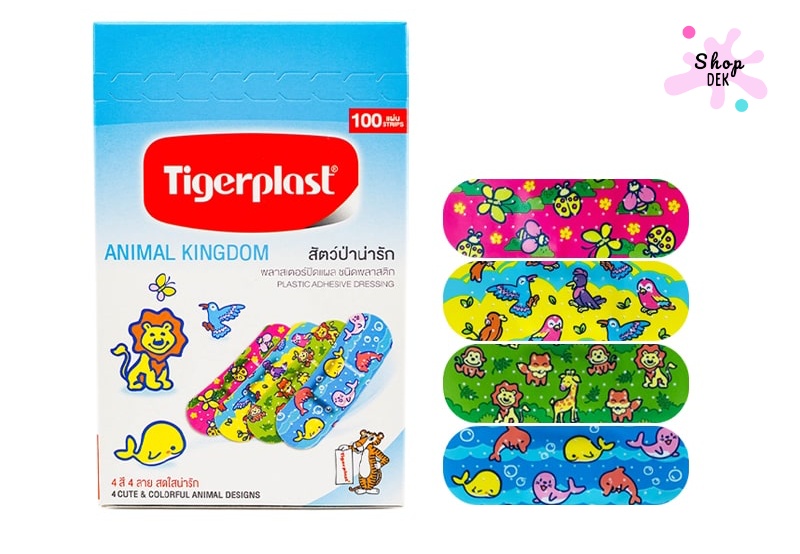 พลาสเตอร์ลายการ์ตูน 7-11 ยี่ห้อ Tigerplast (ไทเกอร์พลัส)