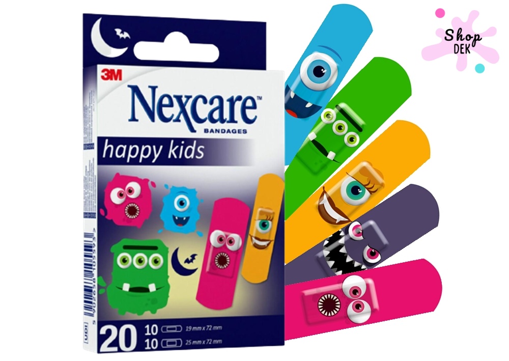 พลาสเตอร์ลายการ์ตูน 7-11 ยี่ห้อ 3M Nexcare (เน็กซ์แคร์)