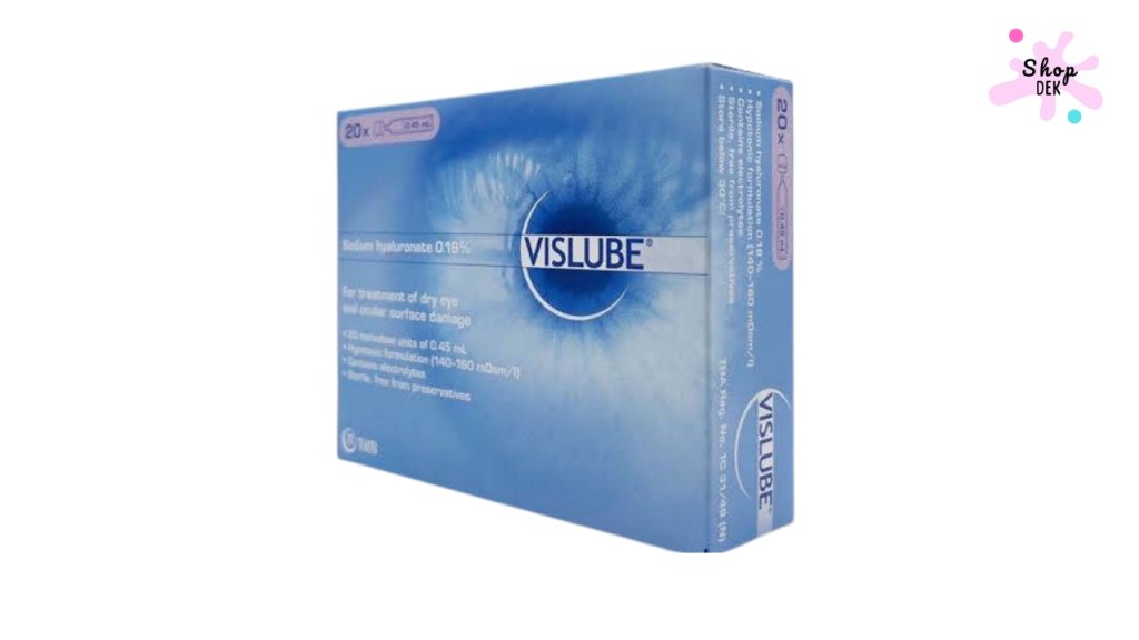 น้ำตาเทียมสำหรับเด็กเล็ก ยี่ห้อ Vislube (วิสลูบ)