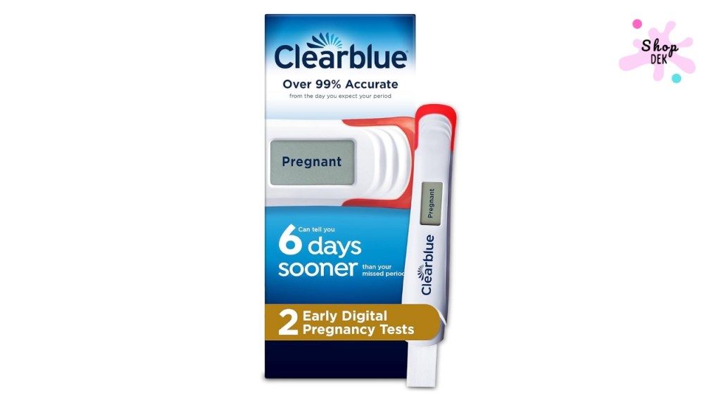 ที่ตรวจครรภ์แบบปัสสาวะผ่าน ยี่ห้อ Clearblue Digital (รุ่นบอกอายุครรภ์) – ที่สุดแห่งความชัดเจน