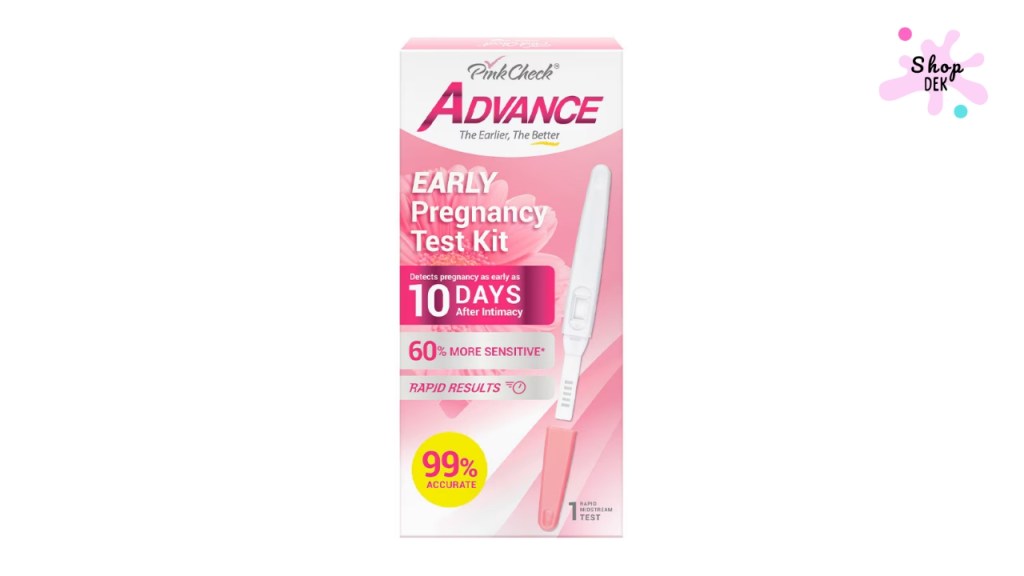 ที่ตรวจครรภ์แบบปัสสาวะผ่าน ยี่ห้อ  Check One Midstream – มาตรฐานคลินิกที่ใช้ง่าย