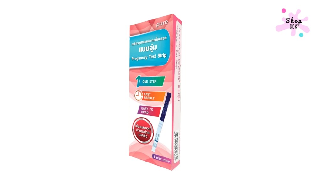 ที่ตรวจครรภ์แบบปัสสาวะผ่าน ยี่ห้อ Longmed Pregnancy Test Midstream – เพื่อนแท้ของคุณแม่มือใหม่
