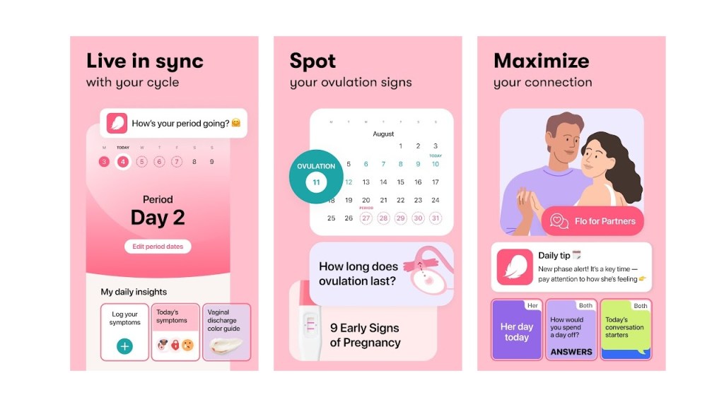 แอปนับวันไข่ตก Flo Health & Period Tracker