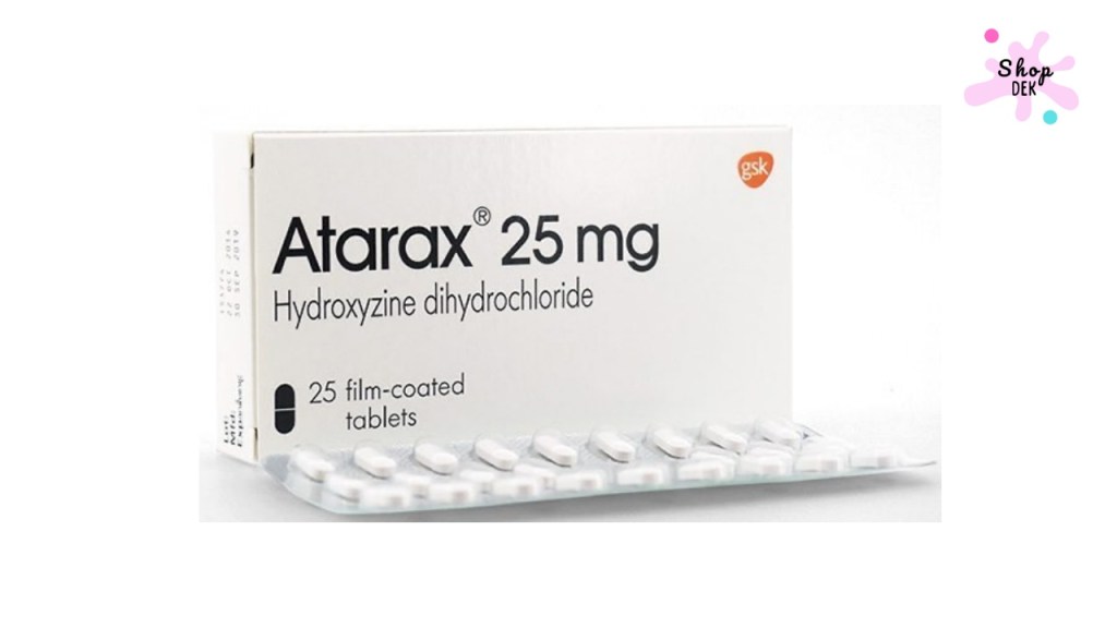 ยาแก้แพ้อากาศ Atarax (อาทาแร็กซ์) – ตัวยา Hydroxyzine