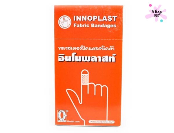 พลาสเตอร์ปิดแผล 100 แผ่น ยี่ห้อ Innoplast (อินโนพลาสต์) – รุ่นเน้นความคุ้มค่า