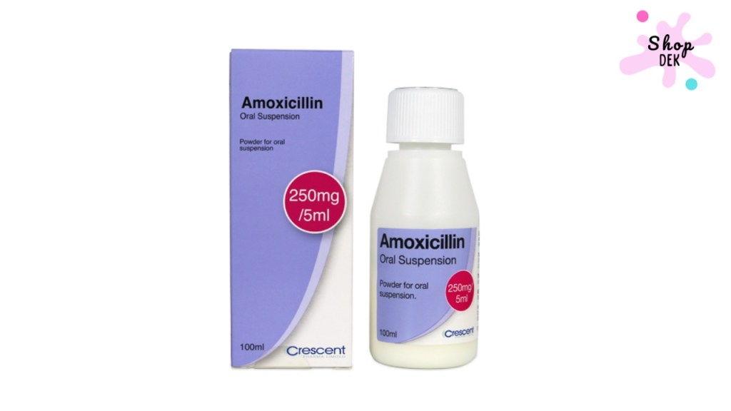 ยาฆ่าเชื้อเด็ก ยี่ห้อ Amoxicillin (อะม็อกซีซิลลิน)
