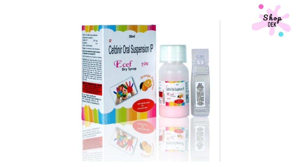 ยาฆ่าเชื้อเด็ก ยี่ห้อ Cefdinir (เซฟดินียร์)