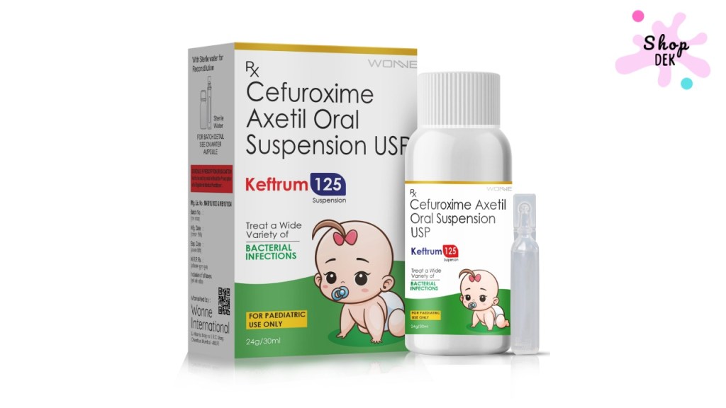 ยาฆ่าเชื้อเด็ก ยี่ห้อ Cefuroxime (เซฟูร็อกซิม)