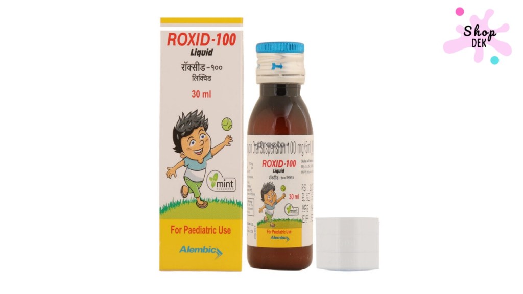 ยาฆ่าเชื้อเด็ก ยี่ห้อ Roxithromycin (ร็อกซิโธรมัยซิน)