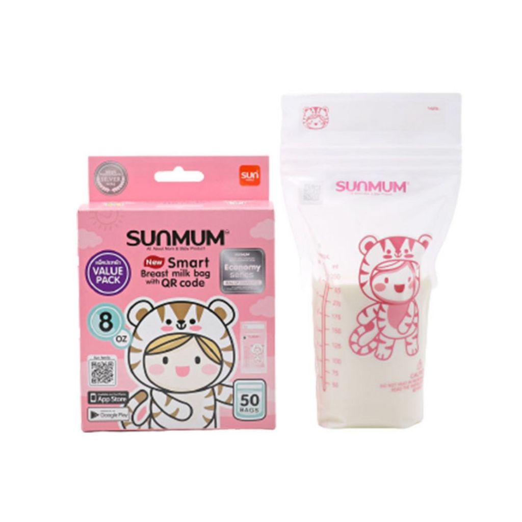 ถุงเก็บน้ำนมยี่ห้อ Sunmum (ซันมัม)
