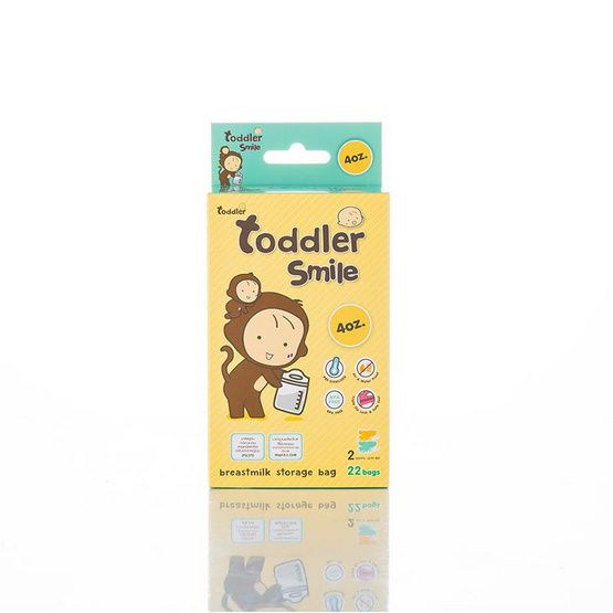 ถุงเก็บน้ำนมยี่ห้อ Toddler Smile (ท็อตเลอร์ สมาย)