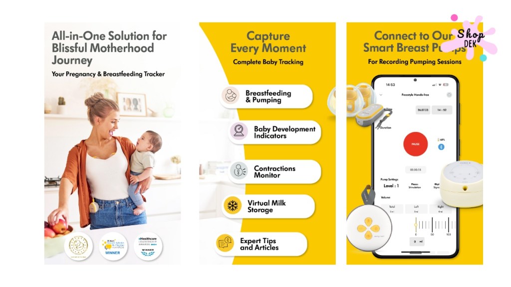 แอปพลิเคชั่นปั๊มนม Medela Family (เดิมคือ MyMedela)