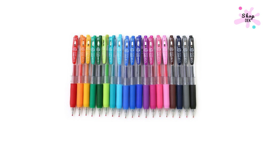 ปากกาลูกลื่น 0.5 mm. ยี่ห้อไหนดี :  Zebra Sarasa Clip 0.5