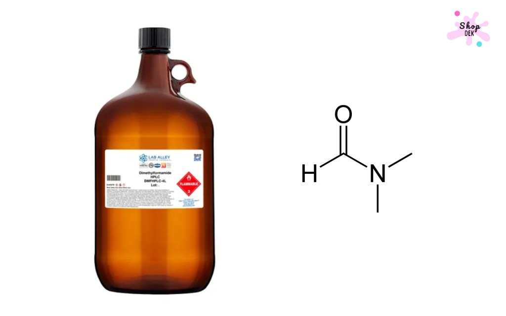 สกุชชี่มีส่วนผสมของ Dimethylformamide (DMF) 