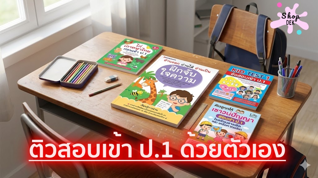 10 หนังสือสอบเข้า ป.1&nbsp;ครบทุกวิชา