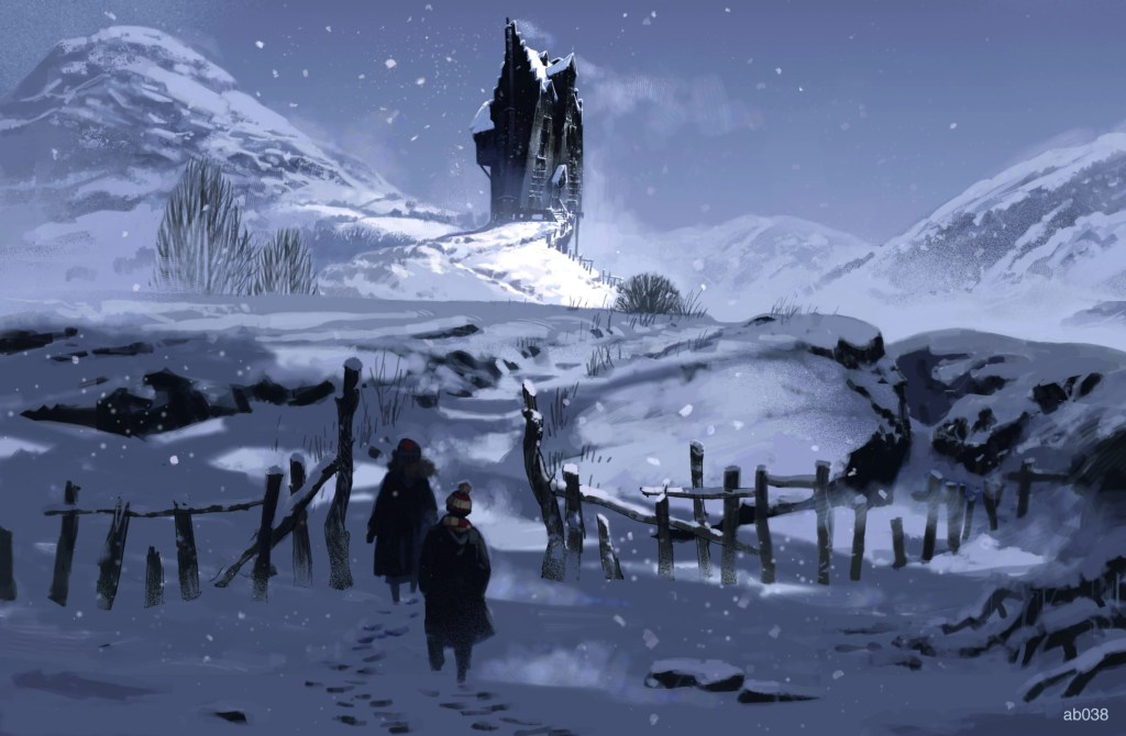 "หมู่บ้านฮอกส์มี้ด (Hogsmeade Village)" เพิงโหยหวน (The Shrieking Shack) 